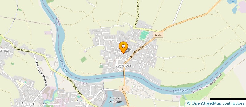 localisation de l'entreprise EARL DE LA VIA COLLA à LOYETTES