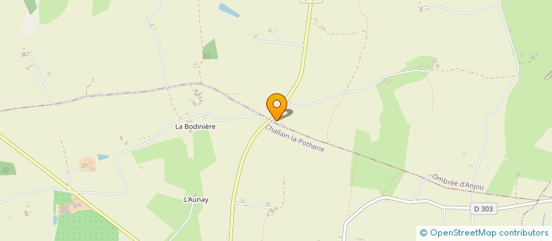 localisation de l'entreprise EARL DE LA VIEILLE DOUVE à SEGRE-EN-ANJOU BLEU