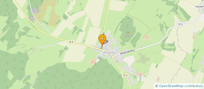 localisation de l'entreprise EARL DE LA VIEILLE TUILERIE  OISELAY-ET-GRACHAUX