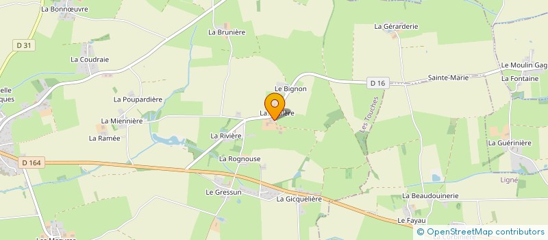 localisation de l'entreprise EARL DE LA VIEILLIERE à LES TOUCHES