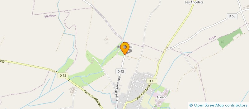 localisation de l'entreprise EARL DE LA VIGNONERIE  BAUGY