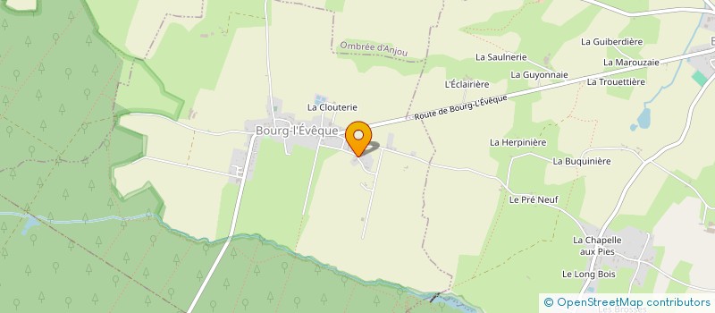 localisation de l'entreprise EARL DE LA VILLE  BOURG-L EVEQUE