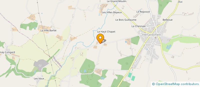 localisation de l'entreprise EARL DE LA VILLE ANDRE à HENANBIHEN