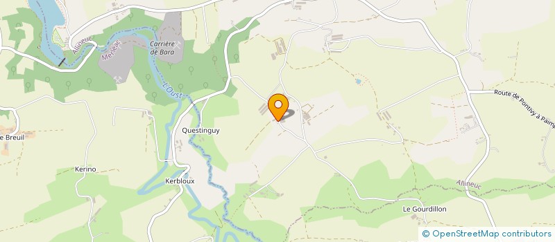 localisation de l'entreprise EARL DE LA VILLE AU GRAND à ALLINEUC