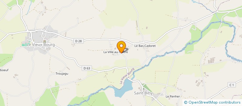 localisation de l'entreprise EARL DE LA VILLE AU TRAITRE à LE VIEUX-BOURG