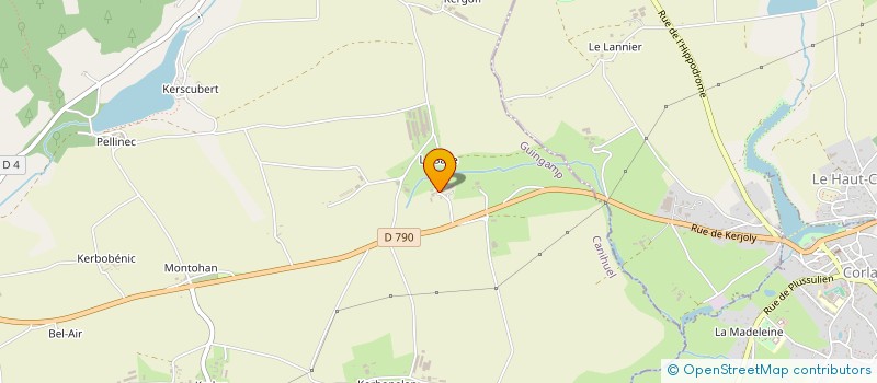 localisation de l'entreprise EARL DE LA VILLE BLANCHE à CANIHUEL