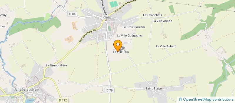 localisation de l'entreprise EARL DE LA VILLE ERIO à PLELO