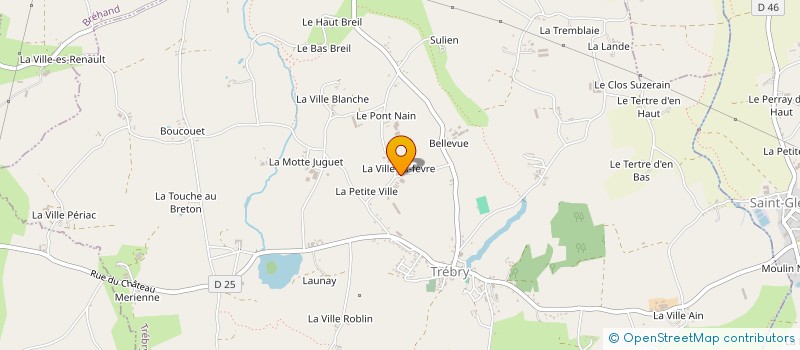 localisation de l'entreprise EARL DE LA VILLE ES FEVRE à TREBRY