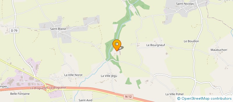 localisation de l'entreprise EARL DE LA VILLE FREHOUR à PLELO