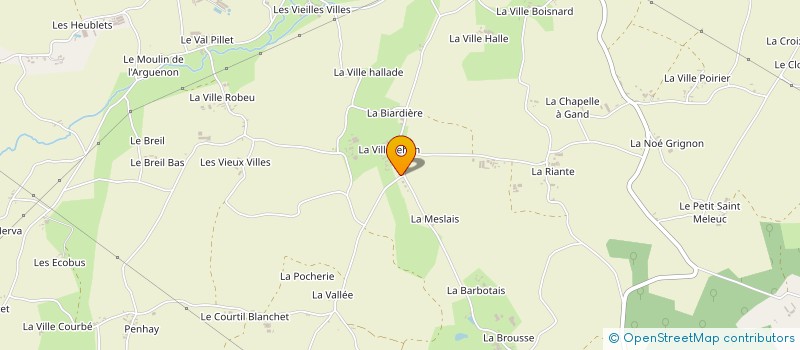 localisation de l'entreprise EARL DE LA VILLE JEHAN à PLENEE-JUGON