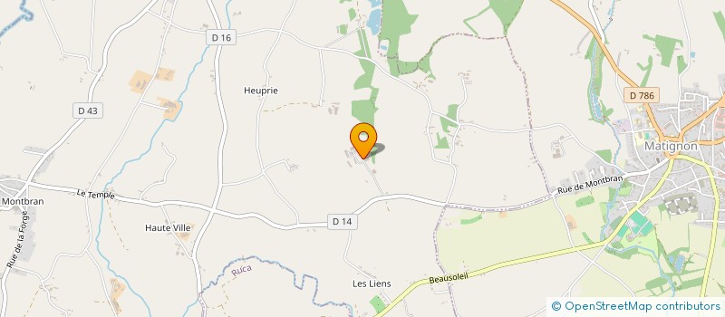 localisation de l'entreprise EARL DE LA VILLE OUALLAND à PLEBOULLE