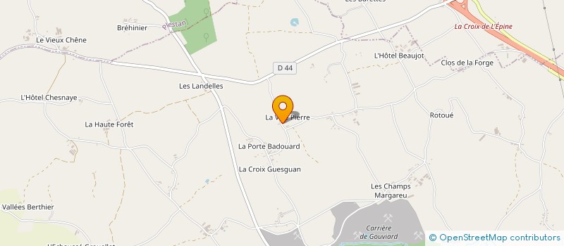 localisation de l'entreprise EARL DE LA VILLE PIERRE à PLENEE-JUGON