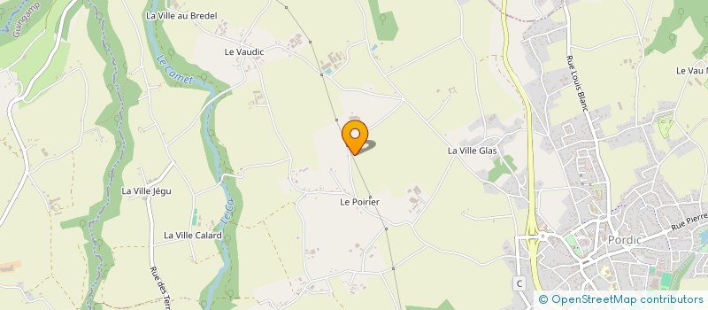 localisation de l'entreprise EARL DE LA VILLE SERHO à PORDIC