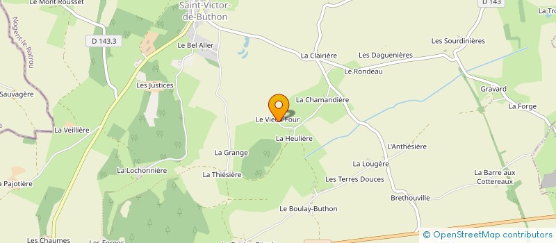 localisation de l'entreprise EARL DE LA VILLEDIEU à MANOU