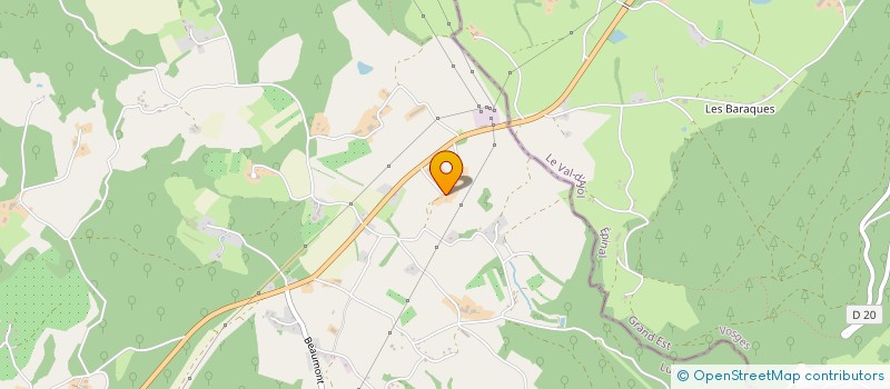 localisation de l'entreprise EARL DE LA VOGE  FOUGEROLLES-SAINT-VALBERT