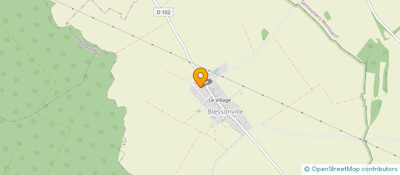 localisation de l'entreprise EARL DE LA VOIE D'ORGES à BLESSONVILLE