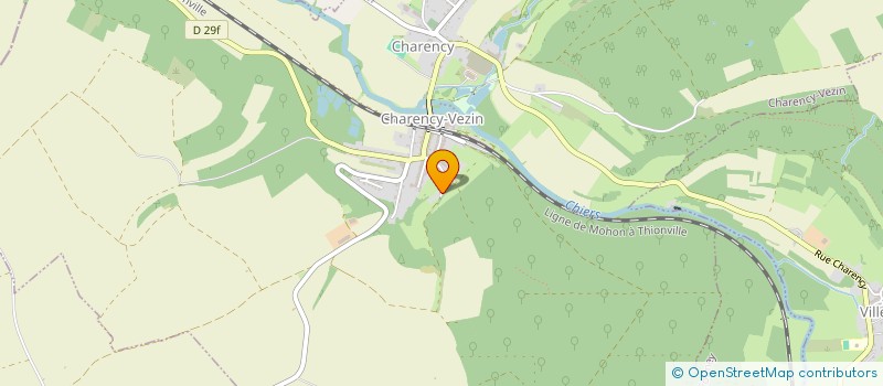 localisation de l'entreprise EARL DE LA VOIE DE FAILLY  CHARENCY-VEZIN