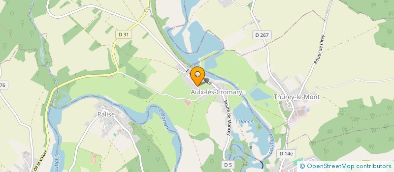 localisation de l'entreprise EARL DE LA VOILE  AULX-LES-CROMARY