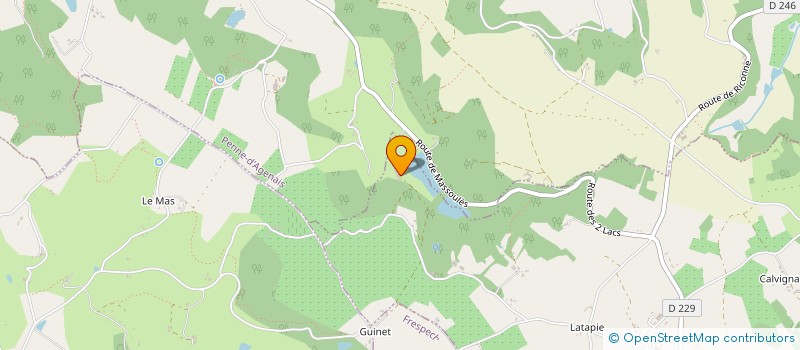 localisation de l'entreprise EARL DE LABARTHE  MASSOULES