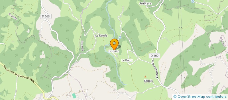 localisation de l'entreprise EARL DE LACASSAGNE  GABRIAC