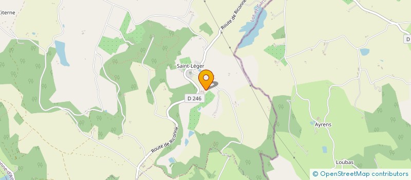 localisation de l'entreprise EARL DE LACOSTE à PENNE-D'AGENAIS
