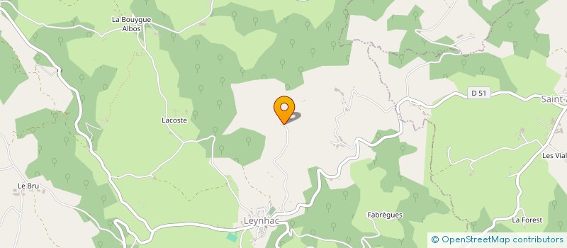 localisation de l'entreprise EARL DE LAGARDILLE à LEYNHAC