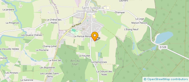 localisation de l'entreprise EARL DE LANDROT  SAINT-SULPICE-LA-FORET