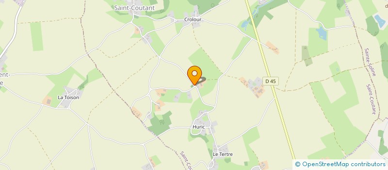 localisation de l'entreprise EARL DE LANEBOUIERRE à SAINT-COUTANT