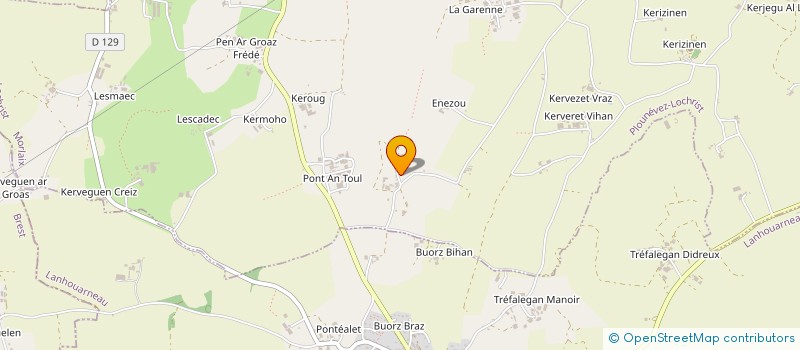 localisation de l'entreprise EARL DE LANGRISTIN à PLOUNEVEZ-LOCHRIST
