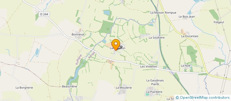 localisation de l'entreprise EARL DE LANGUEDUN à ROUGE