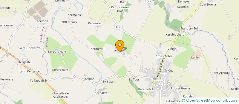 localisation de l'entreprise EARL DE LANRINOU à PLOURIN