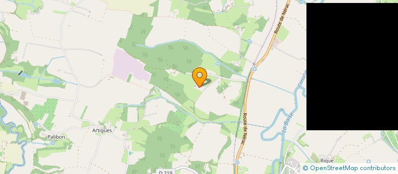 localisation de l'entreprise EARL DE LAPEYRADE  FIEUX