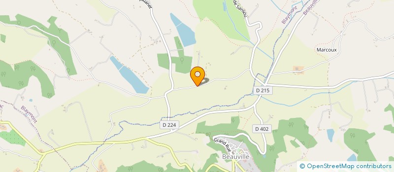 localisation de l'entreprise EARL DE LAPEYROTTE  BLAYMONT