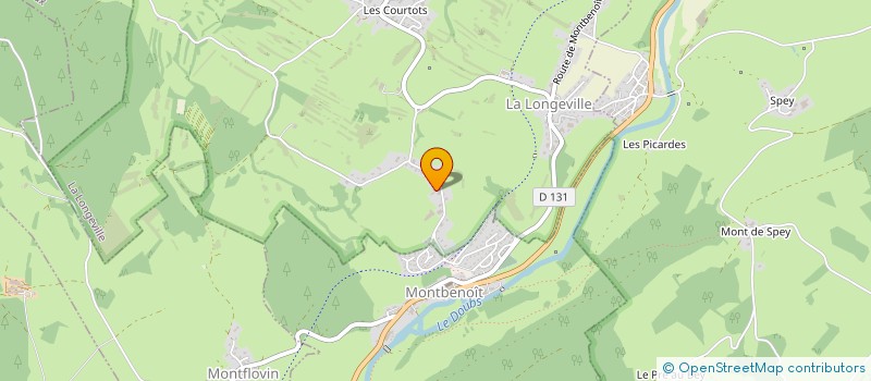 localisation de l'entreprise EARL DE LARGILLAT  LA LONGEVILLE