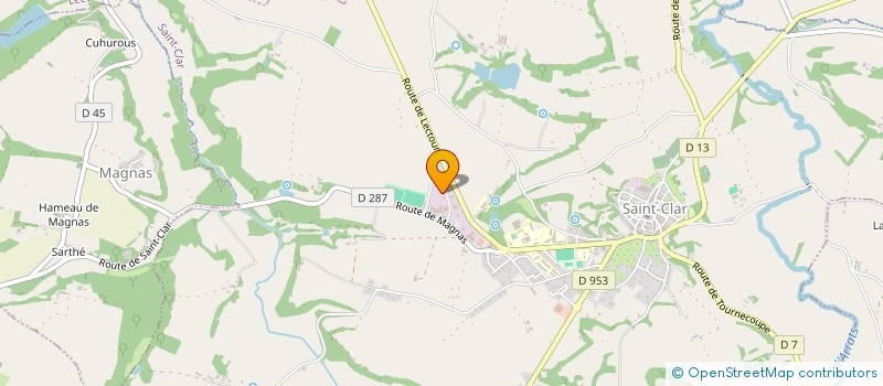 localisation de l'entreprise EARL DE LARTIGAUT  ESTRAMIAC