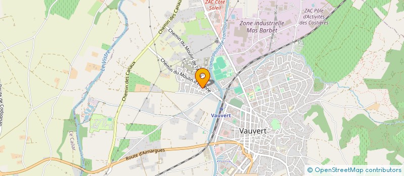 localisation de l'entreprise EARL DE LASTOUR à VAUVERT