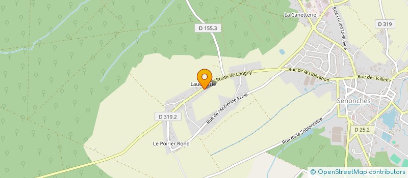 localisation de l'entreprise EARL DE LAUDIGERIE à SENONCHES
