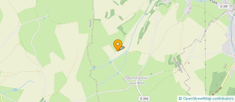 localisation de l'entreprise EARL DE LAUPAS à DOMMARTIN-AUX-BOIS