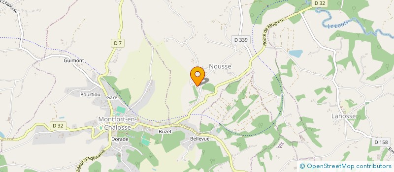 localisation de l'entreprise EARL DE LAURINCAZEAUX à BAIGTS