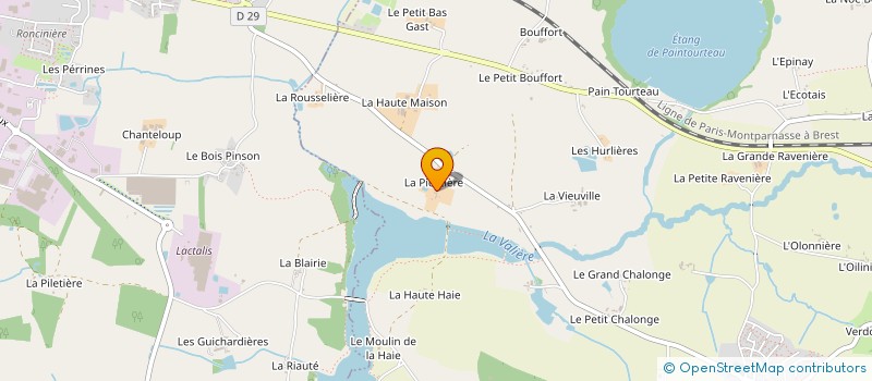 localisation de l'entreprise EARL DE LE PICOTIERE à ERBREE