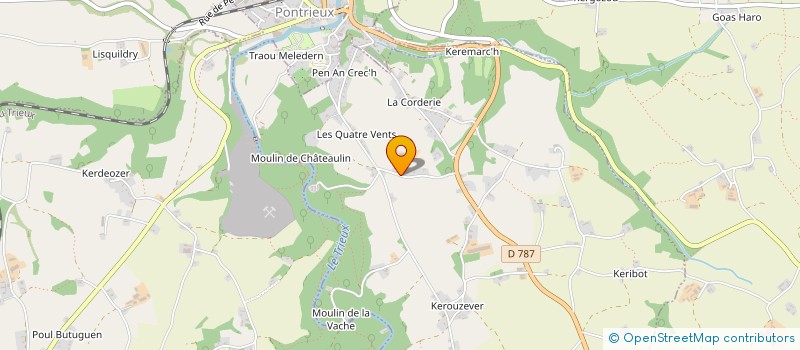 localisation de l'entreprise EARL DE LEIN TREO  SAINT-CLET