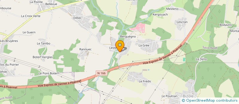 localisation de l'entreprise EARL DE LESTENO à SAINT-NOLFF