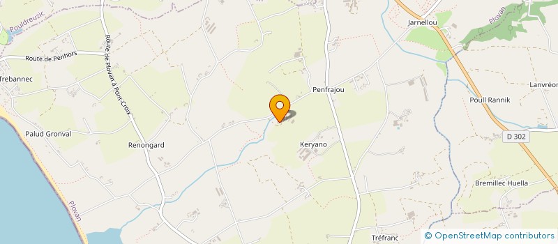 localisation de l'entreprise EARL DE LESTREGUELLEC  PLOVAN