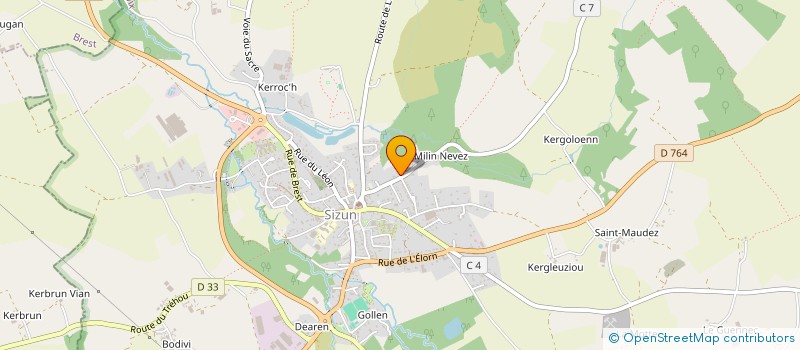 localisation de l'entreprise EARL DE LEUZEUREUGANT à LE TREHOU