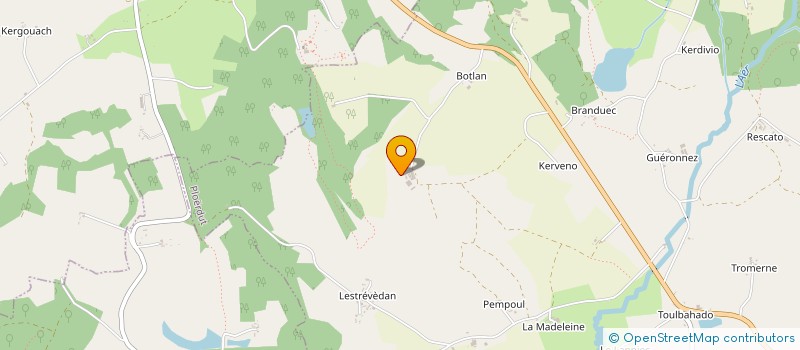 localisation de l'entreprise EARL DE LILEHO  PLOERDUT