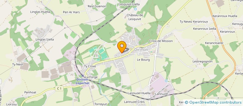 localisation de l'entreprise EARL DE LIORZOU à DIRINON