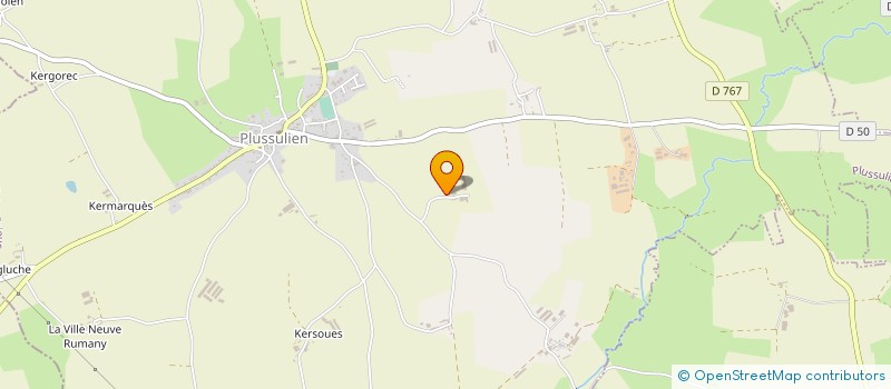 localisation de l'entreprise EARL DE LISPELLAN à PLUSSULIEN
