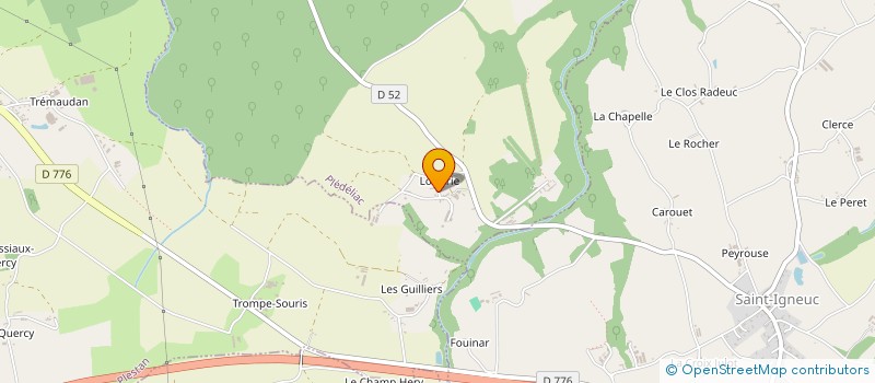 localisation de l'entreprise EARL DE LOISERIE à PLEDELIAC