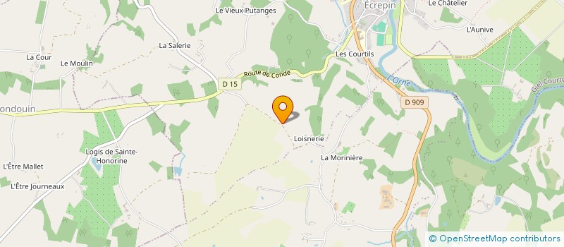 localisation de l'entreprise EARL DE LOISNERIE à PUTANGES-LE-LAC
