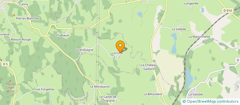 localisation de l'entreprise EARL DE LOU ARBAN  AUGERES